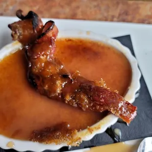 Maple bacon creme Brulè.  Tastes like Garrett&apos;s Popcorn!