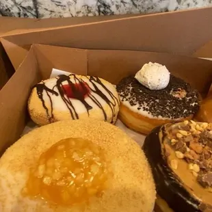 Apple pie, Oreo Cookie Doughnuts