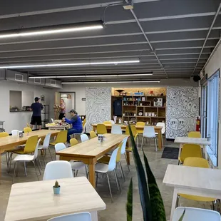 Plenty of space to sit down and enjoy