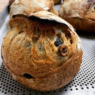 Sunday special: olive and rosemary sourdough