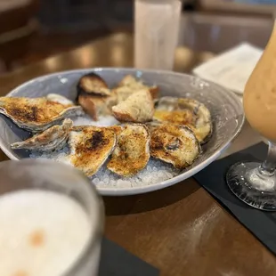 Chargrilled oysters