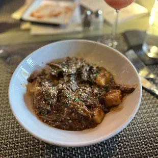 Beef gnocchi