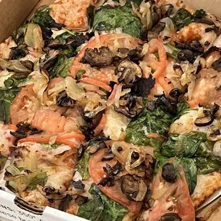 10 inch pizza with vegan cheese