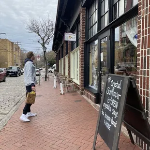 Outside of the cute and fun store