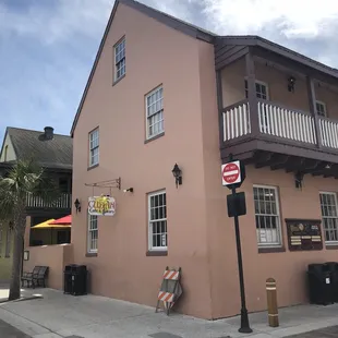 the outside of the building