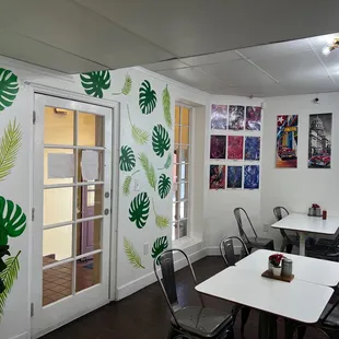 the interior of the restaurant