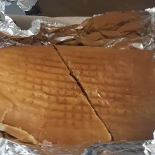 Not on menu, I ordered as a request this a yummy "Jamon Con Queso"  (ham and cheese) sandwich.