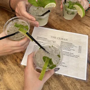 Mojitos are so refreshing!
