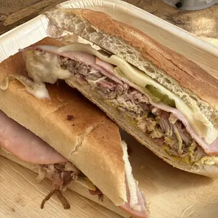 Cuban sandwich - so good - could be split between 2 people