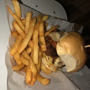 Frita Burger and fries