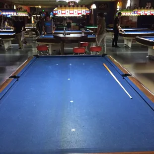The pool table