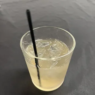 Rum Infusion with Pineapple and Ginger with ginger ale.