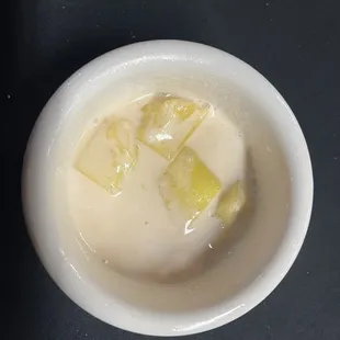 Drunken Pineapple over vanilla bean ice cream