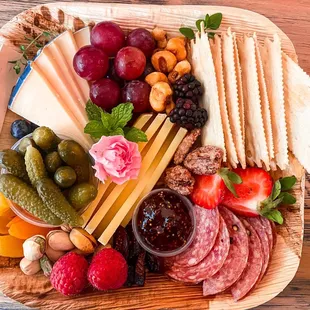 2 + 1 Two and One Cheese and Charcuterie Board