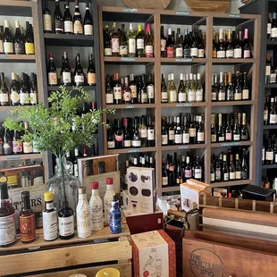 Some of the wine selection - gift type items also available