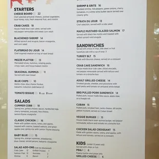 Menu 9/10/22