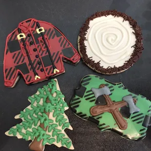 Lumberjack/Camping cookies