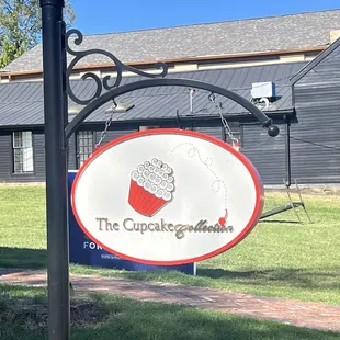 Sign for The Cupcake Collection.