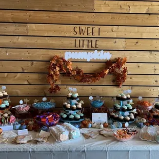 a dessert table