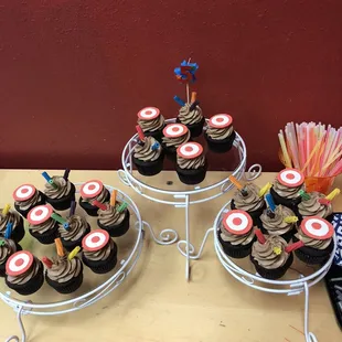 Cupcake Divas did it again! This time for my Son's 5th Birthday. It was Laser Tag Themed. The cupcakes were delicious!