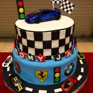 a birthday cake for a boy