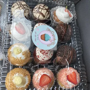 a variety of pastries