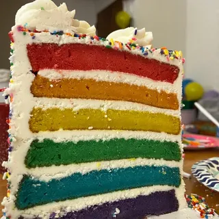 6 Layer Rainbow Cake