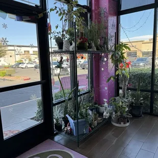 outside