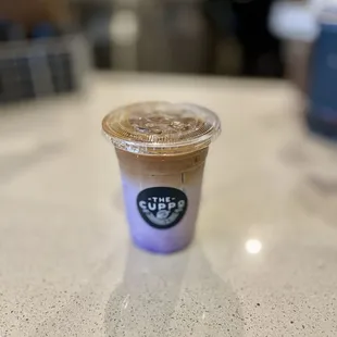 Ube latte