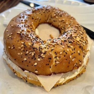 Bagels with Turkey and Cream Cheese