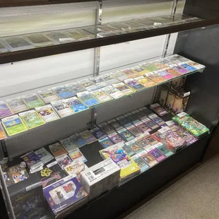 Pokemon, Yu-Gi-Oh, and other miscellaneous collectables.