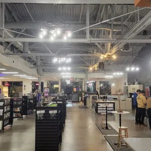 Wide open spaces to shop and relax.