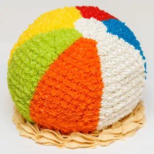 Beach Ball spherical cake