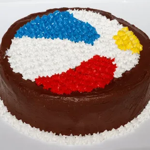 Fun beach ball cake!