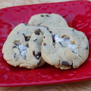 Peanut butter marshmallow cookies
