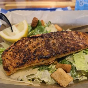Caesar Blackened Salmon