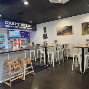Inside seating