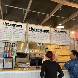 the current and the current