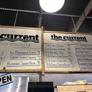 menu, sushi and sashimi