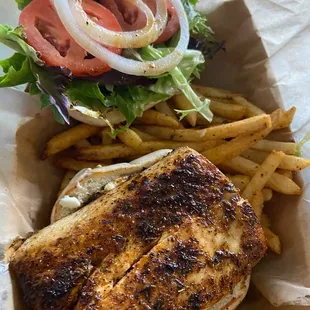 Blackened Grouper Sandwich