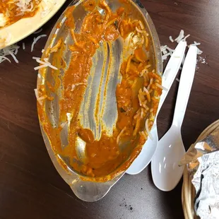 a plate of food on a table