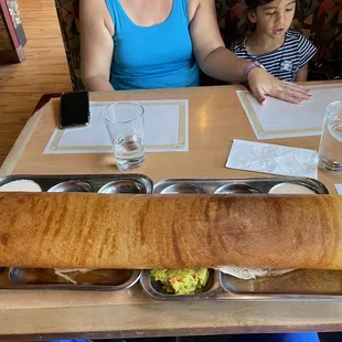 Family dosa but i ate one and those two shared one