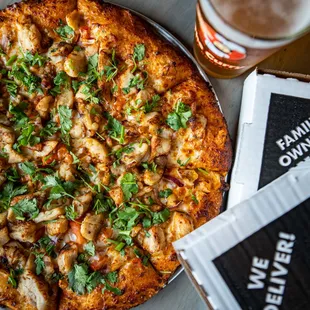 Butter Chicken Pizza