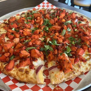 Chicken Masala Pizza