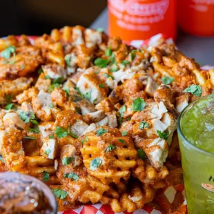 Butter Chicken Waffle Fries Limited Time Only