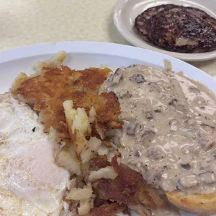 Biscuits &amp; Gravy,
 sh-whew...