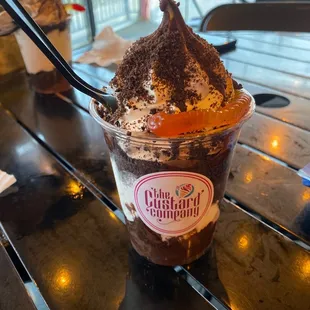 Mud Pie at the Custard Company! So much Yum!