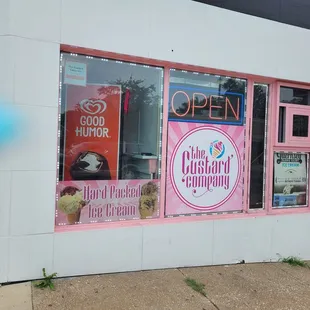 Front of store