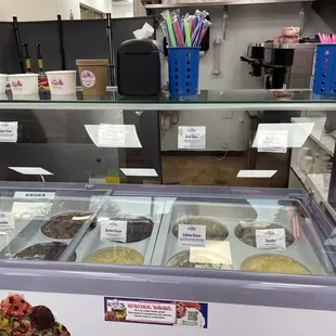 a variety of desserts