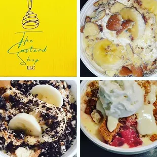 Choose your toppings:Original, Oreo, Strawberry, or The Remix